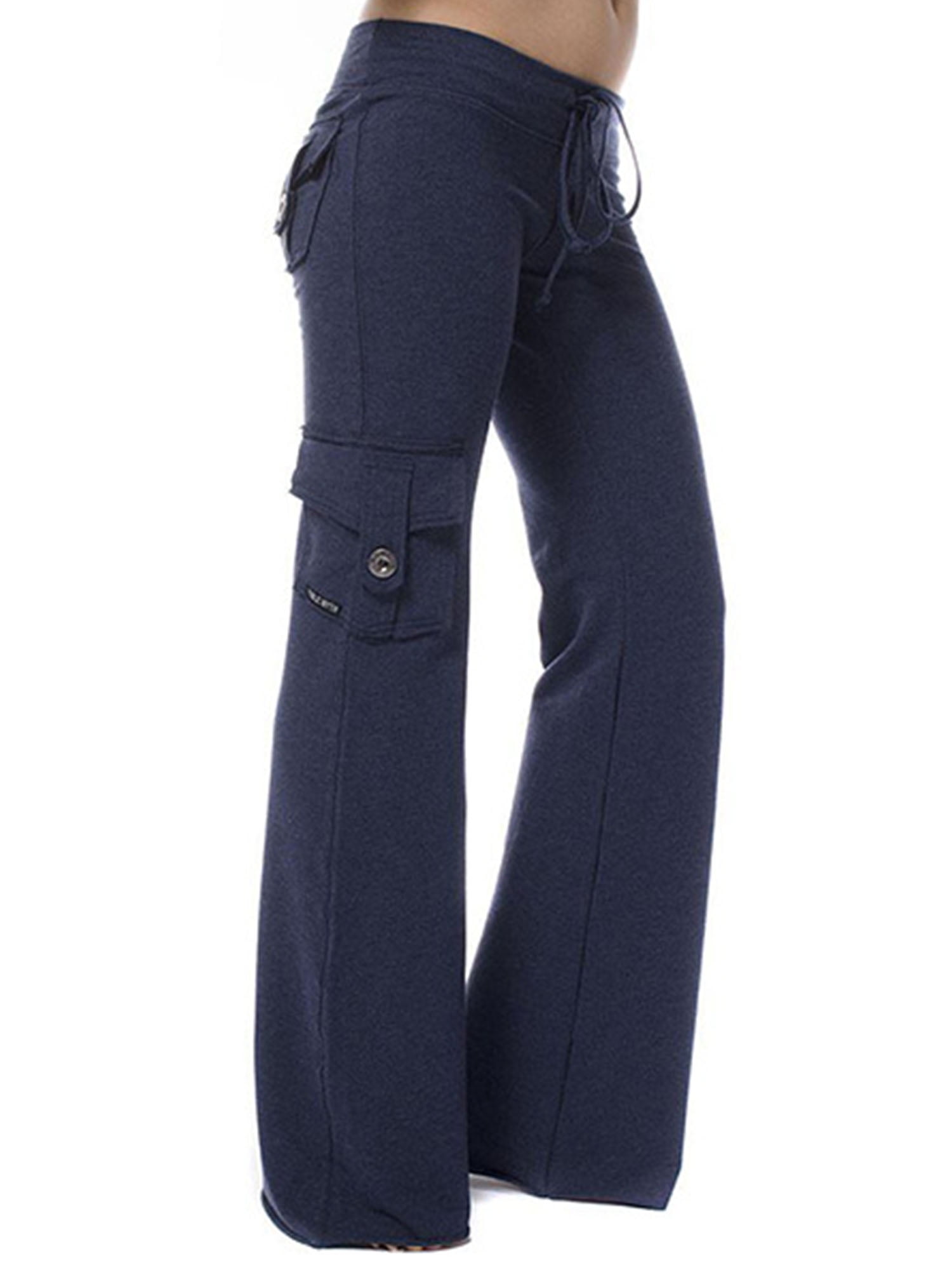 Avamo Women Bootcut Yoga Pants Leggings with Pockets Plus Size Stretch ...