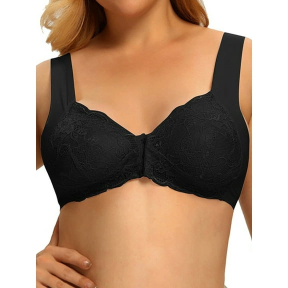 Avamo Women Comfort Seamless Bralettes Full Coverage Support Bralette Ladies V Neck Daily Wear Brassiere