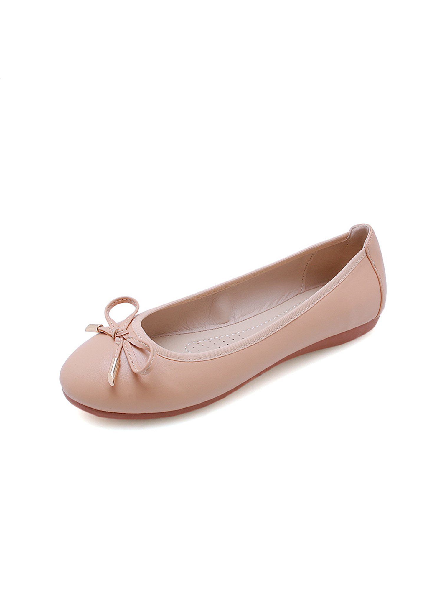 Avamo Women Flat Shoes Comfortable Slip on Round Toe Ballet Flats Casual Walking Shoes - image 1 of 3