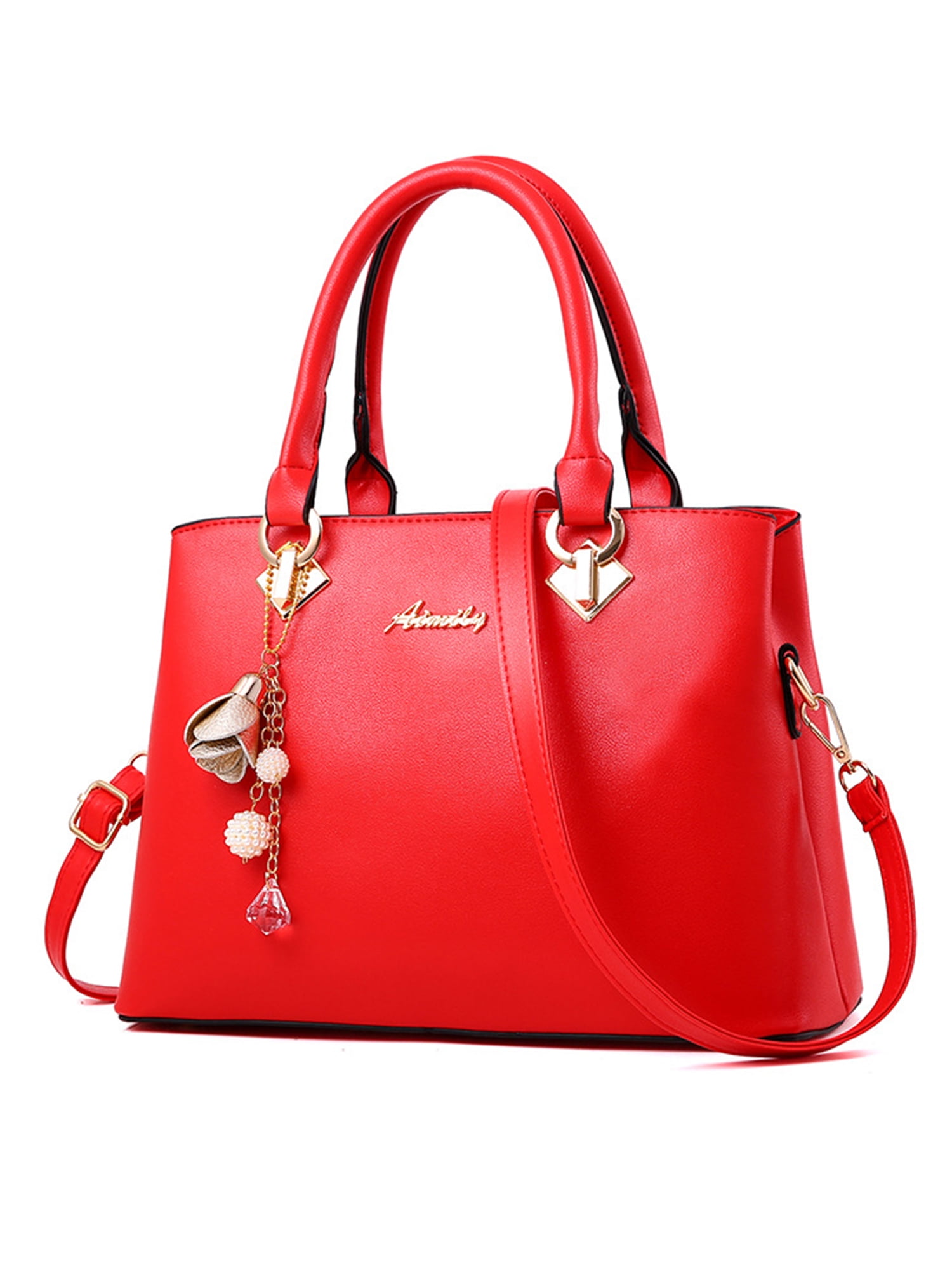 Avamo Women Handbag Top Handle Shoulder Bags Multi Pockets Tote Bag