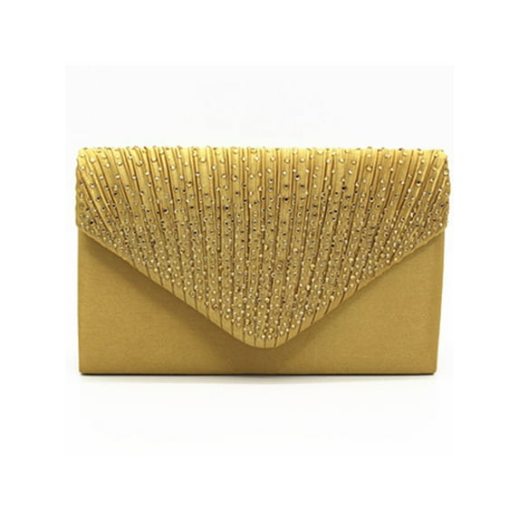 Avamo Women Wedding Purse Minaudiere Handbag Evening Bags Clutch Portable Shoulder Bag Party Gold