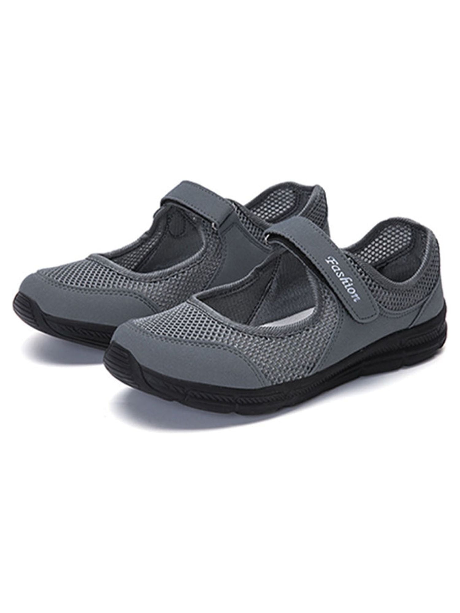 Avamo Women's Comfortable Slip-On Mary Jane Shoes Black 11 - Walmart.com