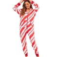 thumbnail image 1 of Avamo Women's Polar Bear Cozy Jumpsuit Funny Cute Christmas Onesie Homewear Nightwear Gray, 1 of 5