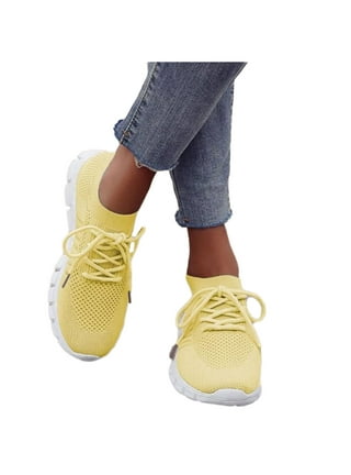 TOWED22 Womens Flat Shoes,Women's Flats Pointed Toe Ballet Shoes Knit Dress  Shoes Low Wedge Slip On Walking Office Business Loafers, 