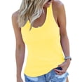 thumbnail image 1 of Avamo Womens Racerback Tank Tops Summer Sleeveless Casual Shirts Vest Beach Tops Blouse, 1 of 2