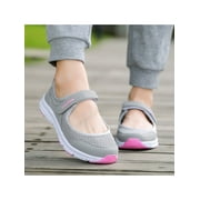 Avamo Womens Wide Width Mary Jane Shoes Casual Walking Runing Sneakers Flat Shoes