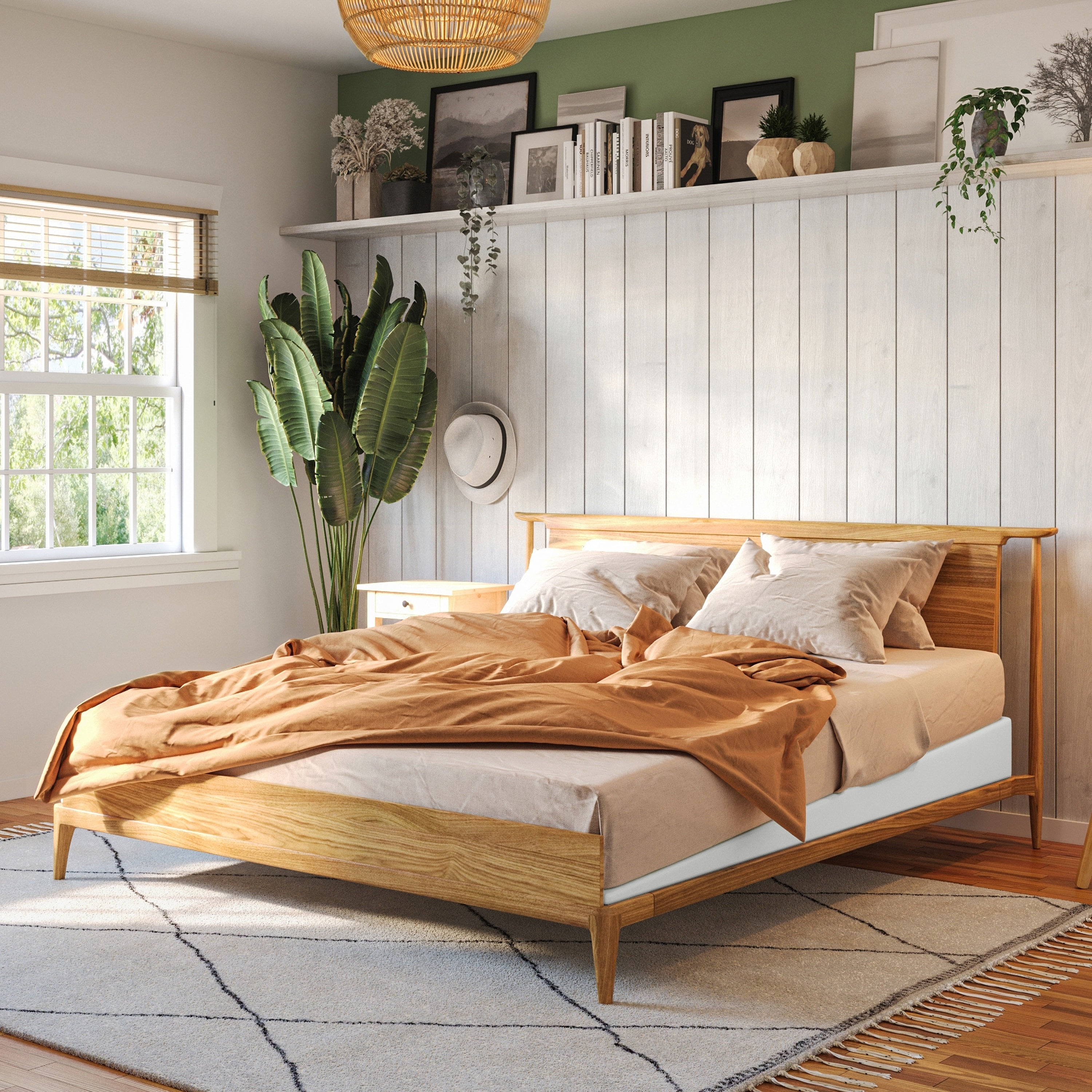 Full Size Beige Foam Mattress Elevator Wedge