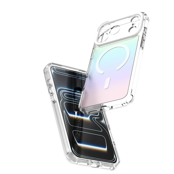 Avana Creation - Cosmic Frost Violet case for iPhone 17 Pro, Matte Iridescent Phone Case, Compatible with MagSafe, Anti-Yellowing & 100% Recycled Materials