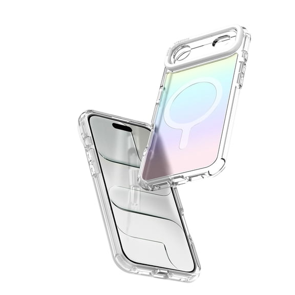 Avana Creation - Cosmic Frost Violet case for iPhone Air, Matte Iridescent Phone Case, Compatible with MagSafe, Anti-Yellowing & 100% Recycled Materials