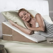 Avana Gel-Infused Memory Foam Back Wedge with Cooling Tencel Cover, 8”