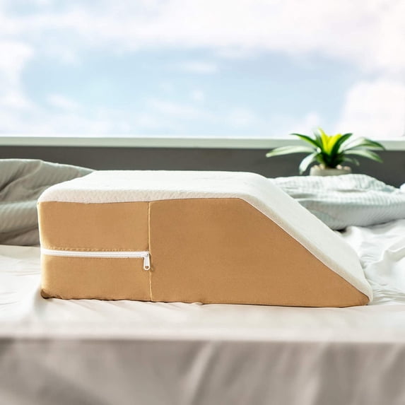 Avana Leg Wedge Memory Foam Pillow with Cooling Tencel Cover