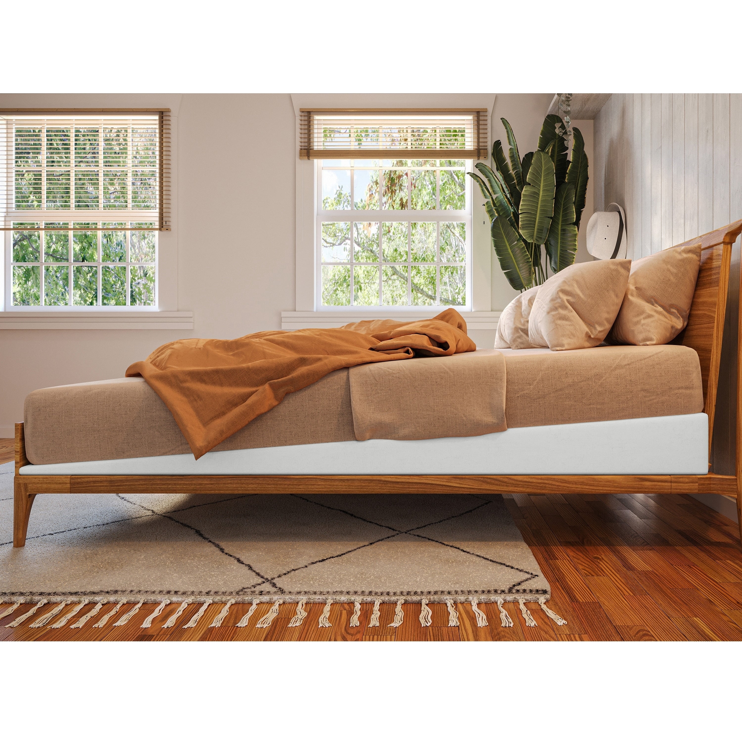 Avana 5-Inch Twin Mattress Elevator - Gentle Incline Riser Support ...