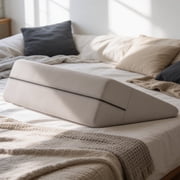 Avana Micro-Velvet Slant 7  Height - Firm Density Bed Wedge & Pillow for Back and Knee Support