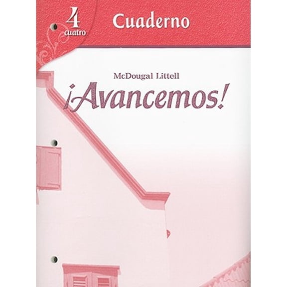 Avancemos Cuaderno, Level 4 (Paperback) by McDougal Littell (Creator)