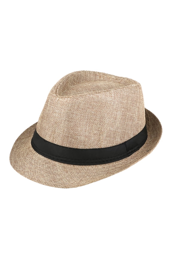1920s Fedora Hats for Men Women with Short Brim Unisex Hat Panama Cap Party Accessory