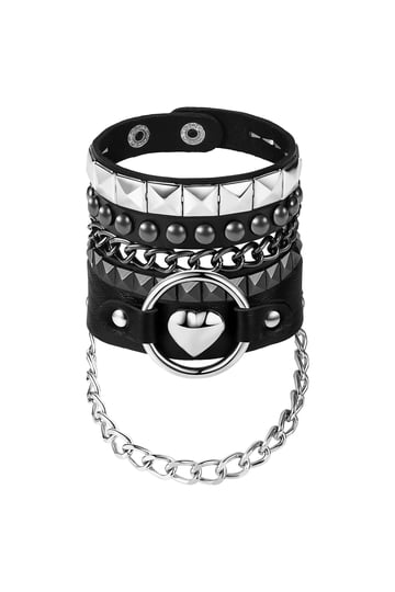 Bracelet Métal Rétro Disco Années 80 - Occasion En Bon état, Parfait Pour Un Look Vintage