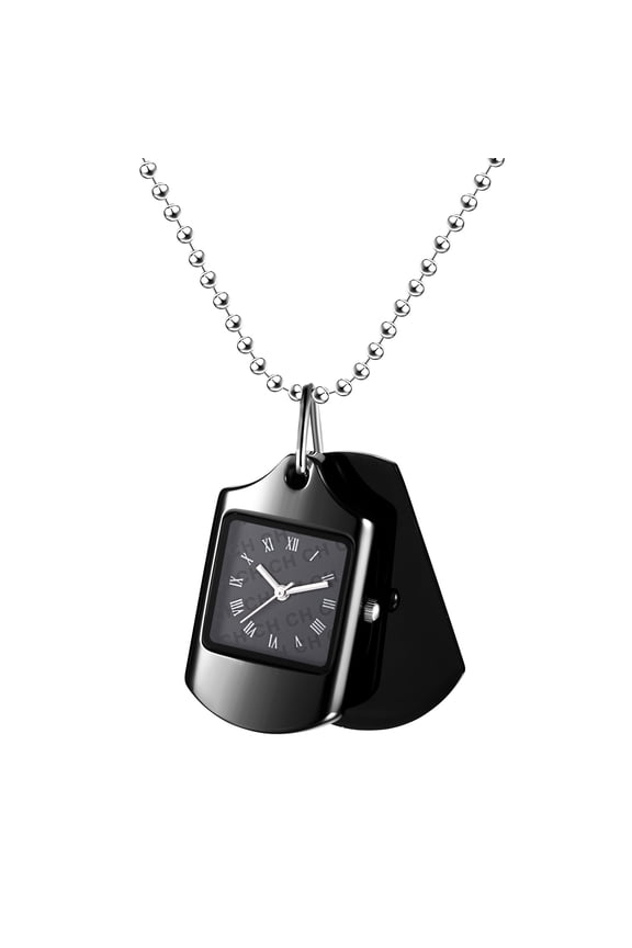 Analog Quartz Pocket Watch for Men with Chain,Roman numeral scale formal pocket watch,1AM Waterproof