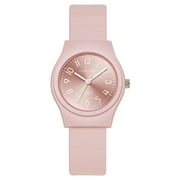 Avaner Analog Quartz Youth Watch, Arabic Numeral Scale Jelly Color Strap Student Casual Watch