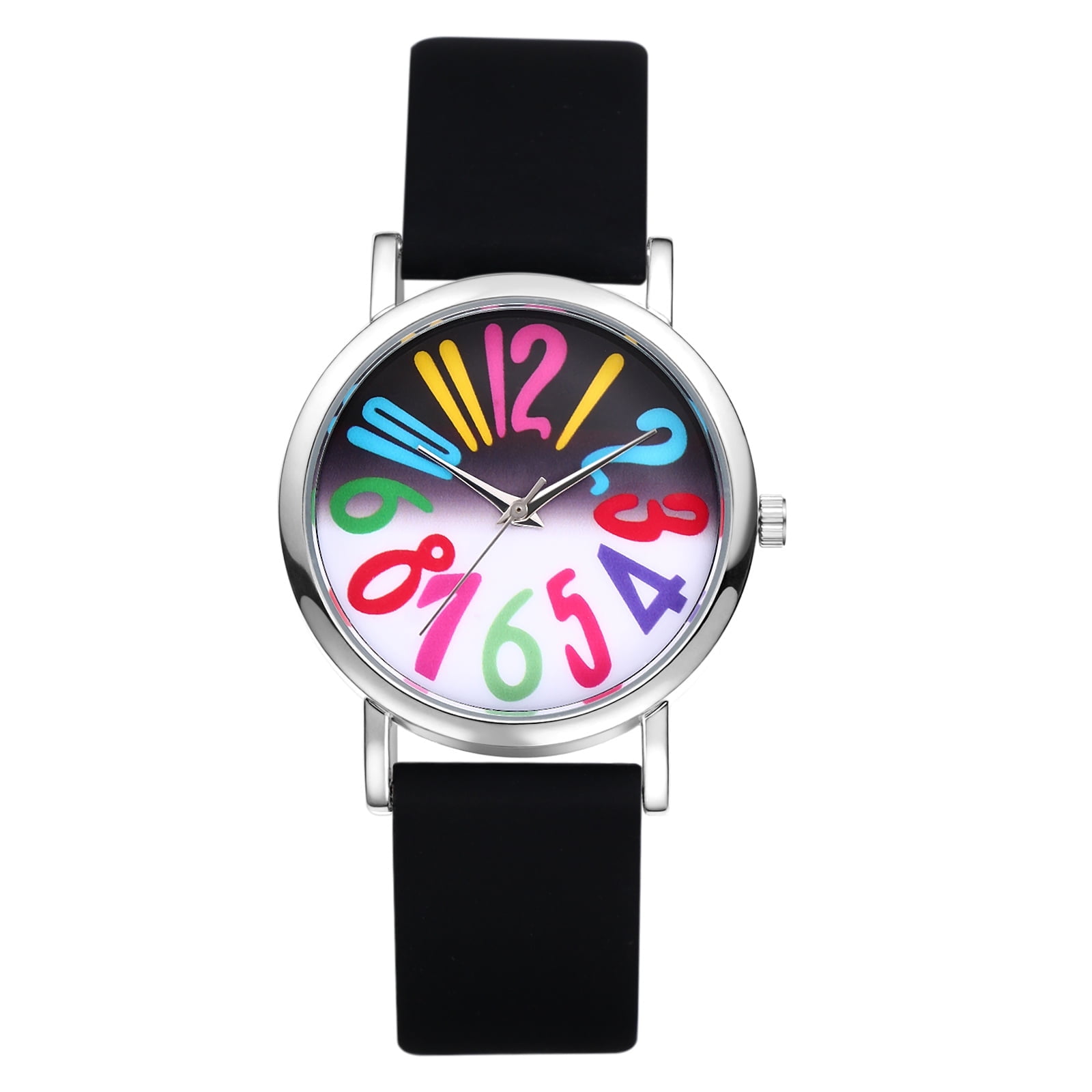 Avaner Analog Round Watch Women: Quartz Wristwatches with Silicone ...