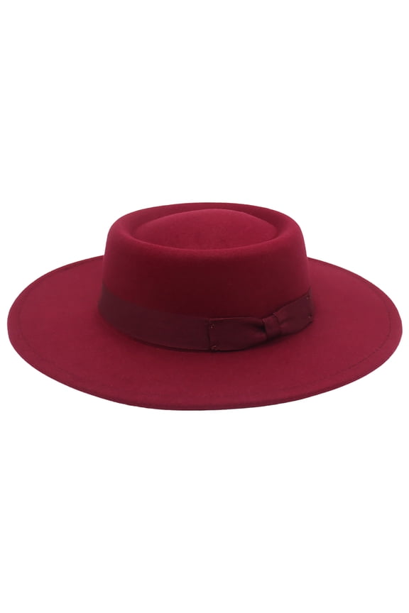 Big Wide Brim Fedora Hat for Women: Felt Panama Rancher Hat - for Daily Commutes, Dates, and Small Party
