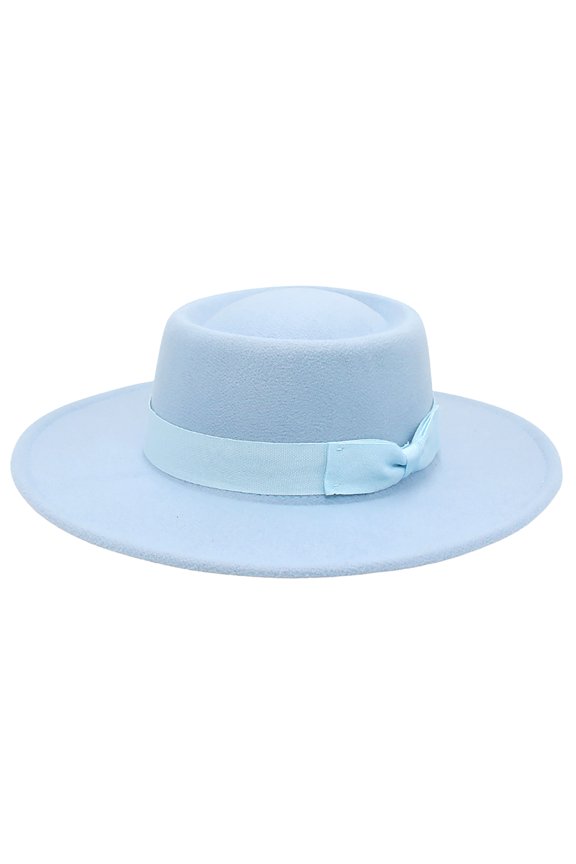 Big Wide Brim Fedora Hat for Women: Felt Panama Rancher Hat - for Daily Commutes, Dates, and Small Party