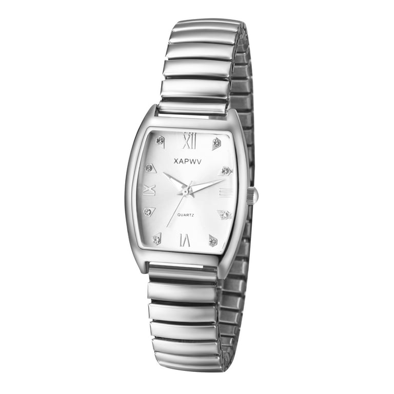 Women\'s Black Stretch Band Couple Bangle Ultrathin Elastic Strap Wrist Watch JewelryWe Women Elastic Band Watch: Analog Quartz All Black  main image 2