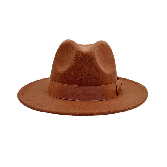 Avaner Fedora Hats For Men And Women, Classic Felt Hats, Panama Hats, Western Suede Wide Brim Hats, With Bow Belt, Suitable For Everyday Styling And Party Outfits