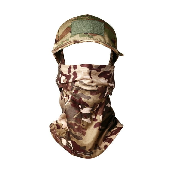 Avaner Fishing Hat Boonie Hat Tactical Hat Camo Hats Balaclava Headband Mask Set For Outdoor Sport Unisex