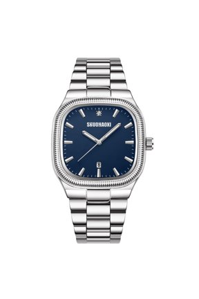 Men's Square Analog Watch: Analog Quartz Movement Date Calendar Luminous Hands Removable Band Wristwatch for Men