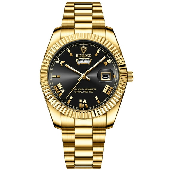 Avaner Mens Watches Analog Quartz Stainless Steel Watches for Men Waterproof Business Classic Wrist Watch Day Ang Date