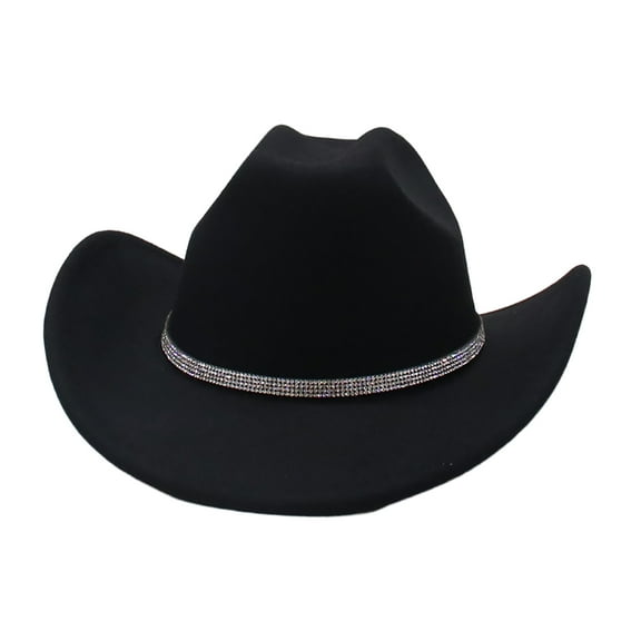 Avaner Sparkly Rhinestone Shiny Western Cowboy Cowgirl Hat for Women and Men