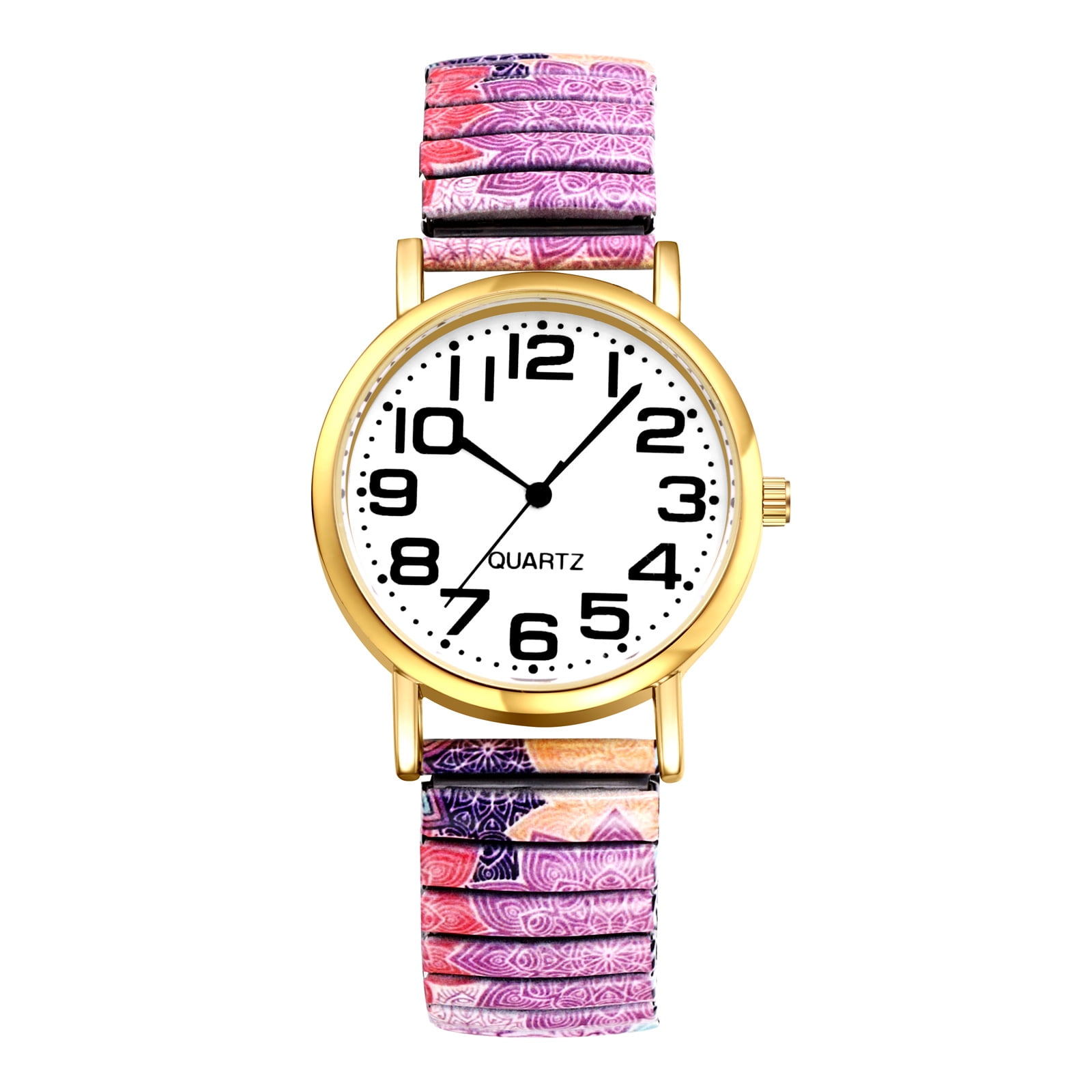Avaner Stretch Band Watch for Women: Bohemia Flower Easy  display picture 1