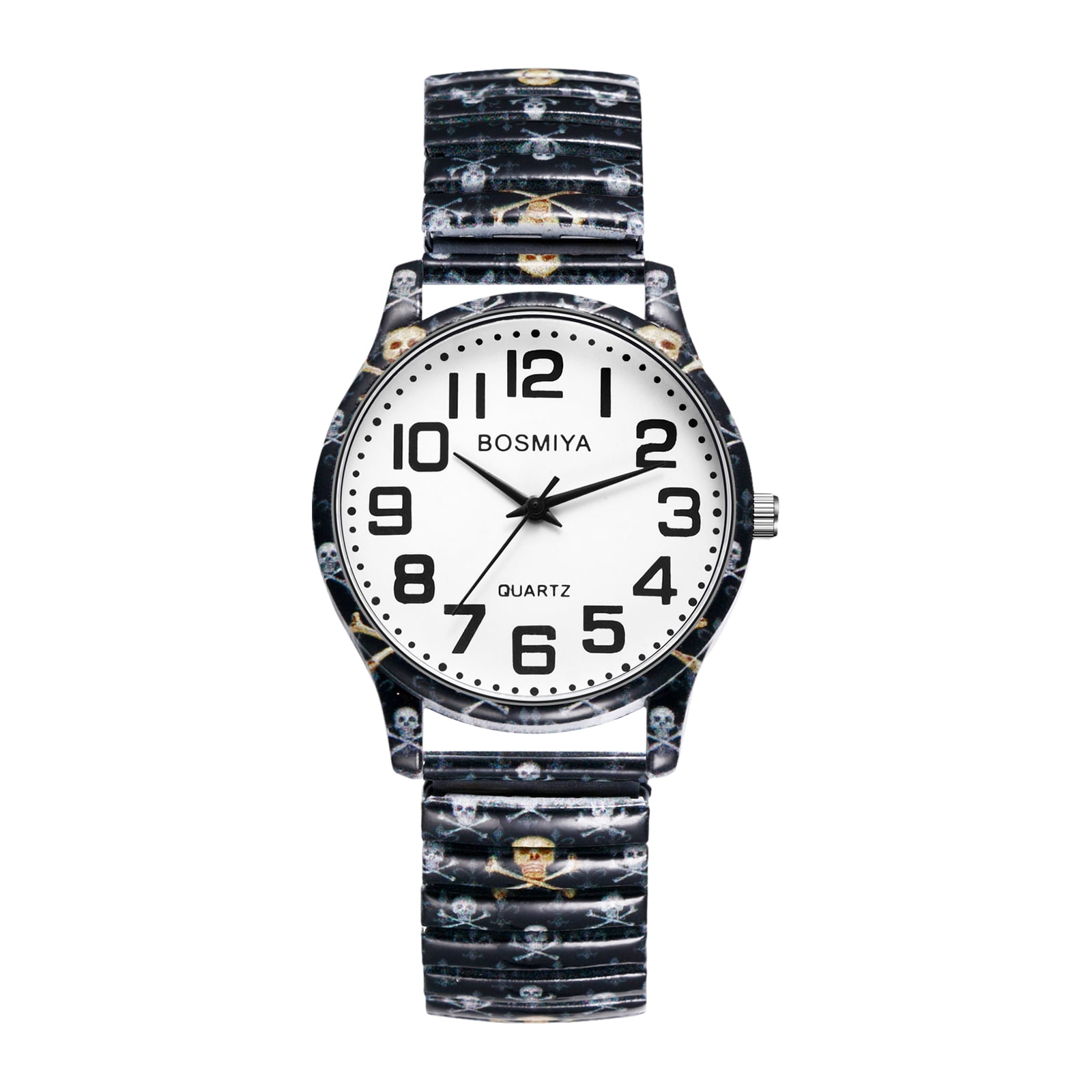 Easy Read Big Number Watch Lancardo Square Stretch Watch 