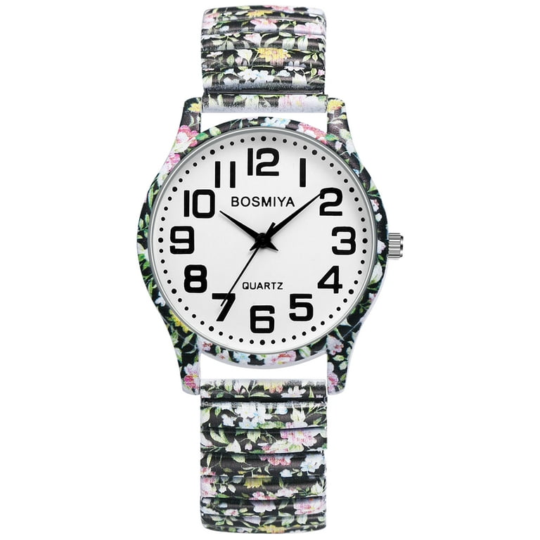 Avaner Stretch Band Watches for Women: Bohemia Flower Easy  display picture 3