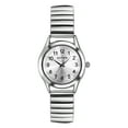 thumbnail image 1 of Avaner Stretch Strap Watch for Men: Ultra Thin Easy Reader Watch with Elastic Strap Golden/Silver Tone Stretch Band Watches, 1 of 6