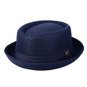 Avaner Summer Mesh Pork Pie Hat 1920S Costume Party Cap for Men Women, Unisex Fedora