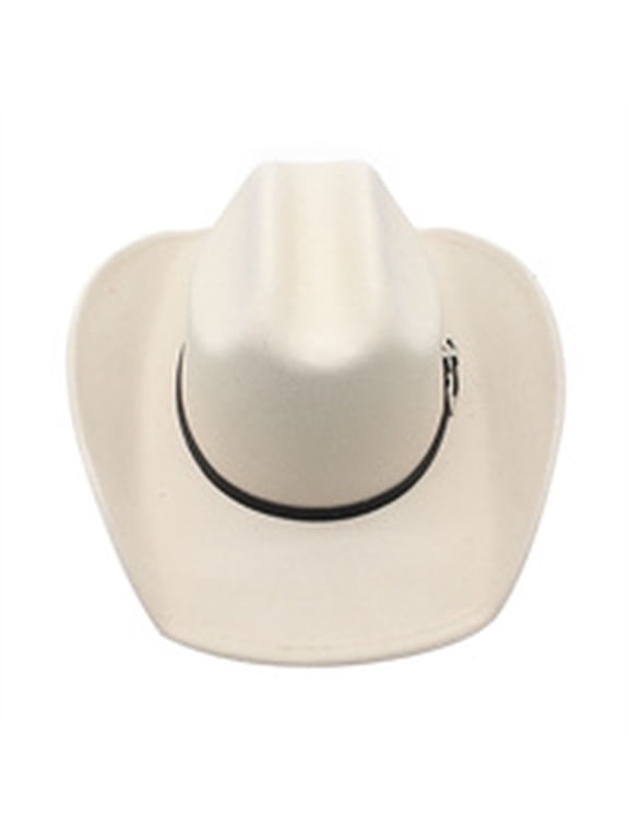 Western Cowboy Hat For Women Men Short Wide Brim Beach Cowgirls Cattleman Cowboys Hats