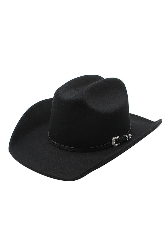 Western Cowboy Hat For Women Men Short Wide Brim Beach Cowgirls Cattleman Cowboys Hats