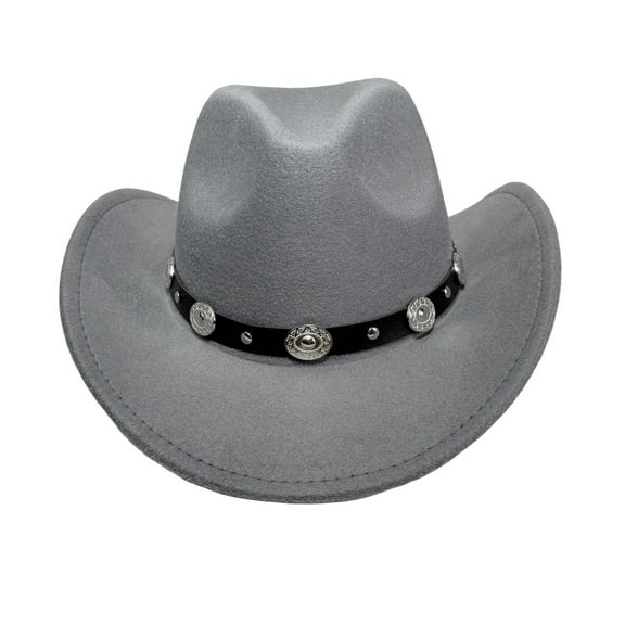 Avaner Western Cowboy Hat for Men Women Classic Fedora Hat with Buckle Belt