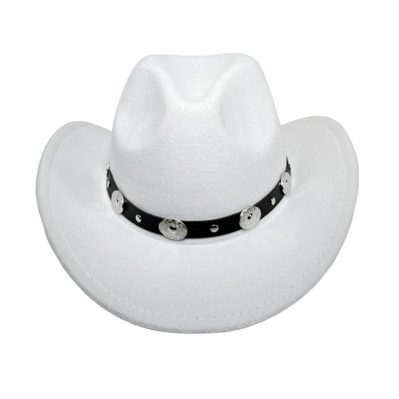 Avaner Western Cowboy Hat for Men Women Classic Fedora Hat with Buckle Belt