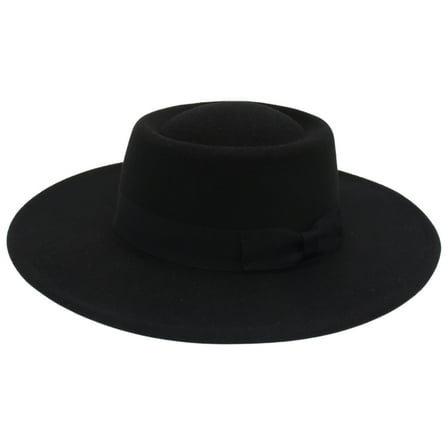 Avaner Wide Brim Fedora Hats for Women Men Large Suede Panama Rancher Hat Pork Pie Jazz Hat