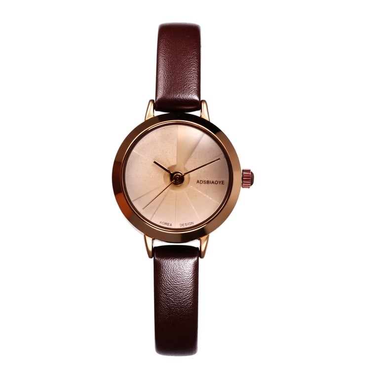 Avaner Women Genuine Leather Watch: Elegant Small Round Dial  display picture 1