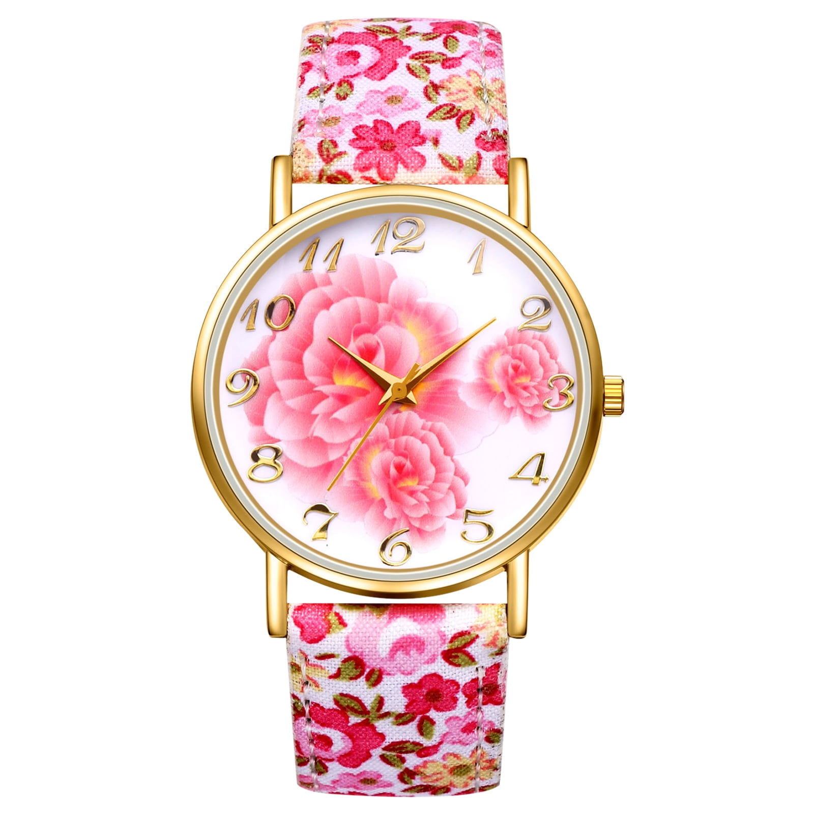 Women\'s Black And Pink Analog Elastic Stretch Band Bohemia Number Bracelet Watch Quartz Wristwatch Women main image 4