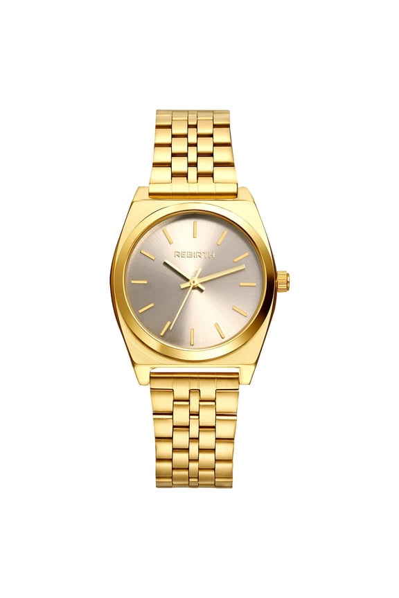 Women's Analog Quartz Watch: Square Case Detachable Stainless Steel Strap Bar-Mark Dial Business Wristwatch
