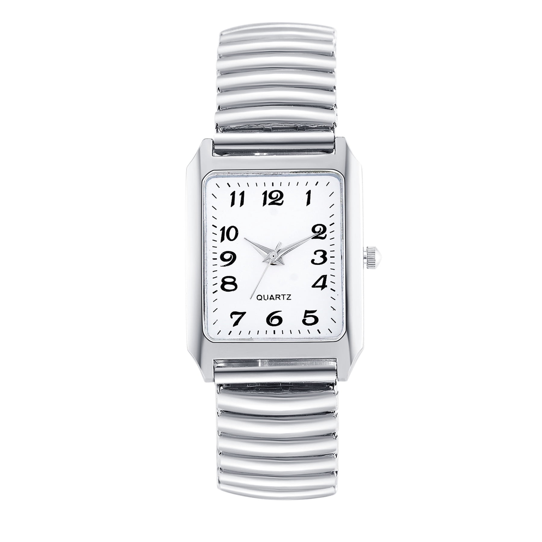 Womens Silver Gold Analog Quartz Stainless Steel Band Easy Reader Bracelet Watch Timex® Women main image 3