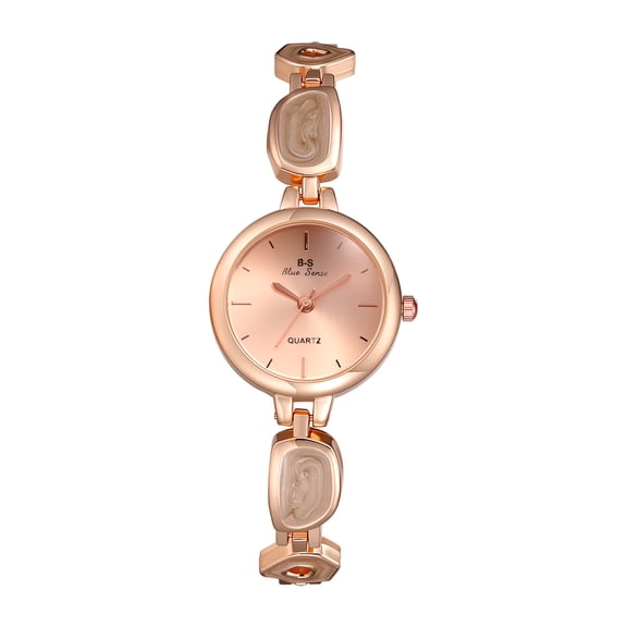 Avaner Women's Enamel Bracelet Watch: Irregular Bracelet Stap Minimalist Bar Indices Sunburst Dial Small Analog Quartz Watch - Casual Gifts