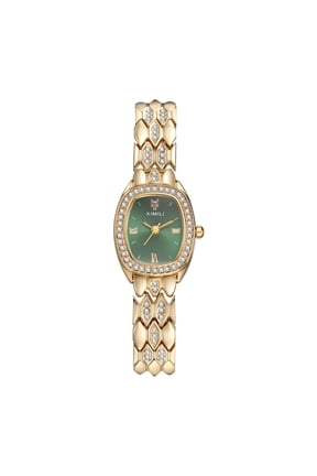 Women's Luxury Imitation Diamond Watch: Full Rhinestone Bezel Removable Band Roman Numeral Hour Markers Square Analog Quartz Watch