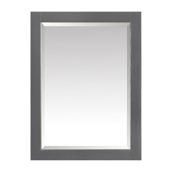 AVANITY 22 in. Allie Mirror Cabinet - 22"W x 28"H Twilight Gray with Gold Trim Painted
