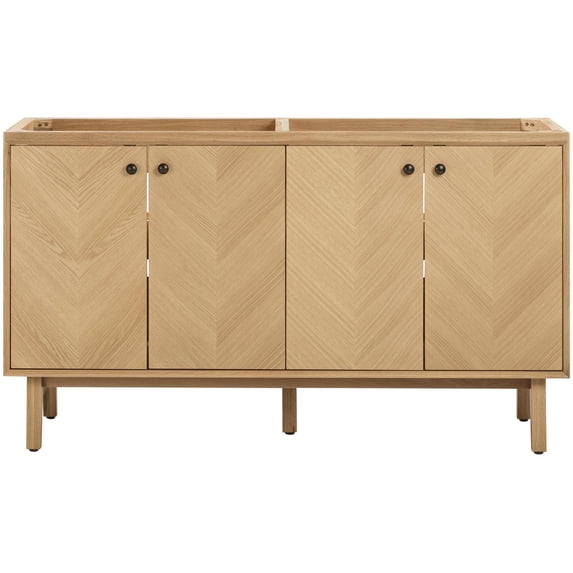 Avanity ADELE-V60-NO Adele 60" Double Free Standing Vanity Cabinet Only - Wood