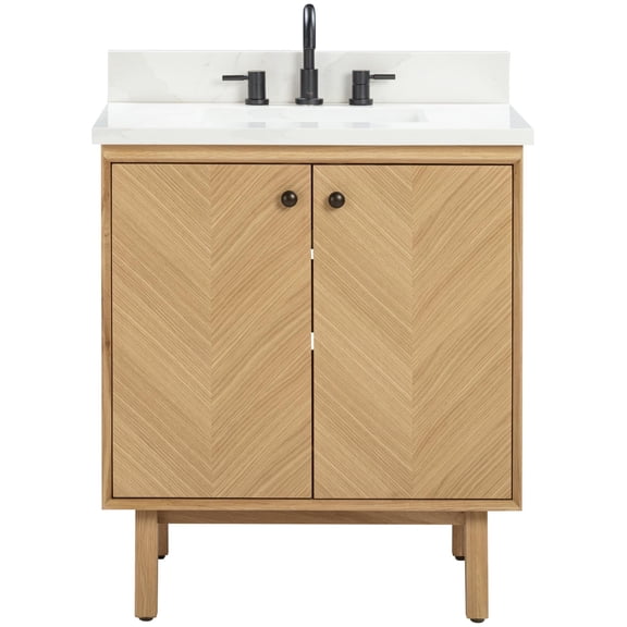 Avanity ADELE-VS31-NO Adele 32" Free Standing Single Basin Vanity Set - Wood